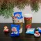 4E’s Novelty Christmas Paper Cups 16 oz with Lids, Sleeves & Napkins – 12-Pack Holiday Cups